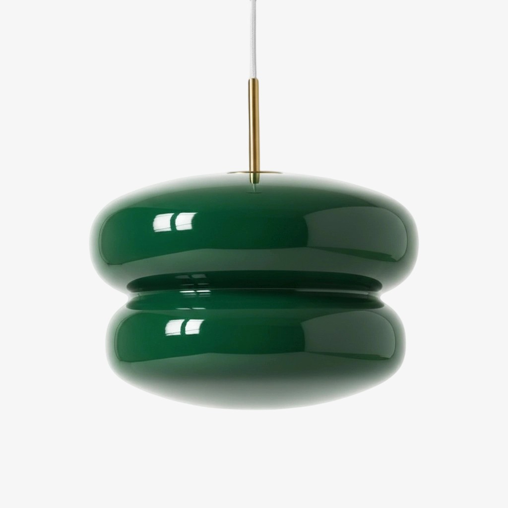 Orra Modern Opal Shade Pendant Lamp – Minimalist Glass Hanging Light For Kitchen or Bedroom K1427