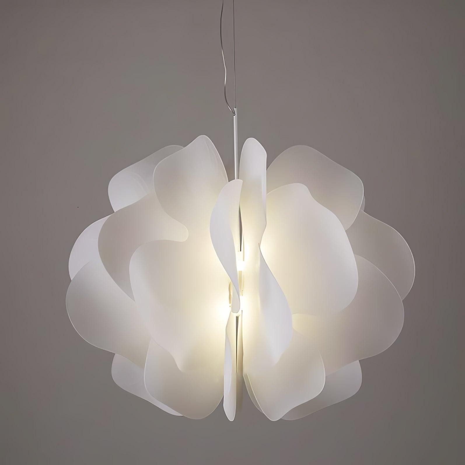 Modern Plastic Flower Design Pendant Lamp K539