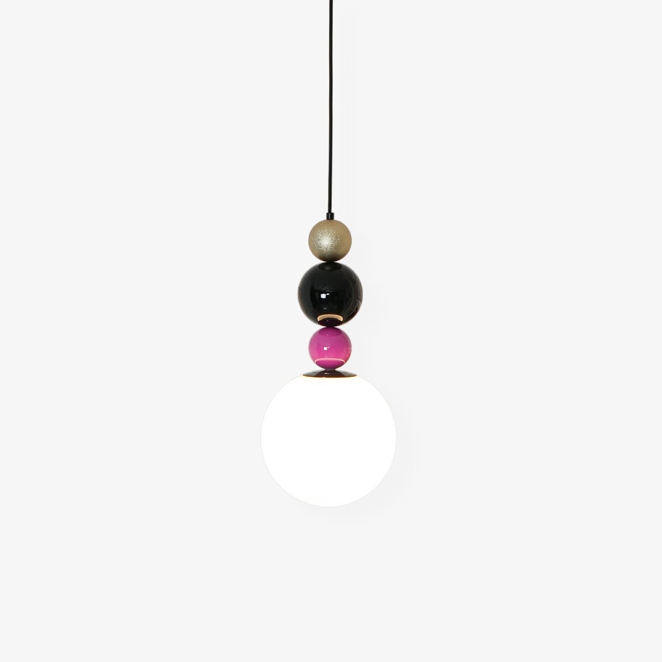 Round Balls Stacking Pink Pendant Lamp K646