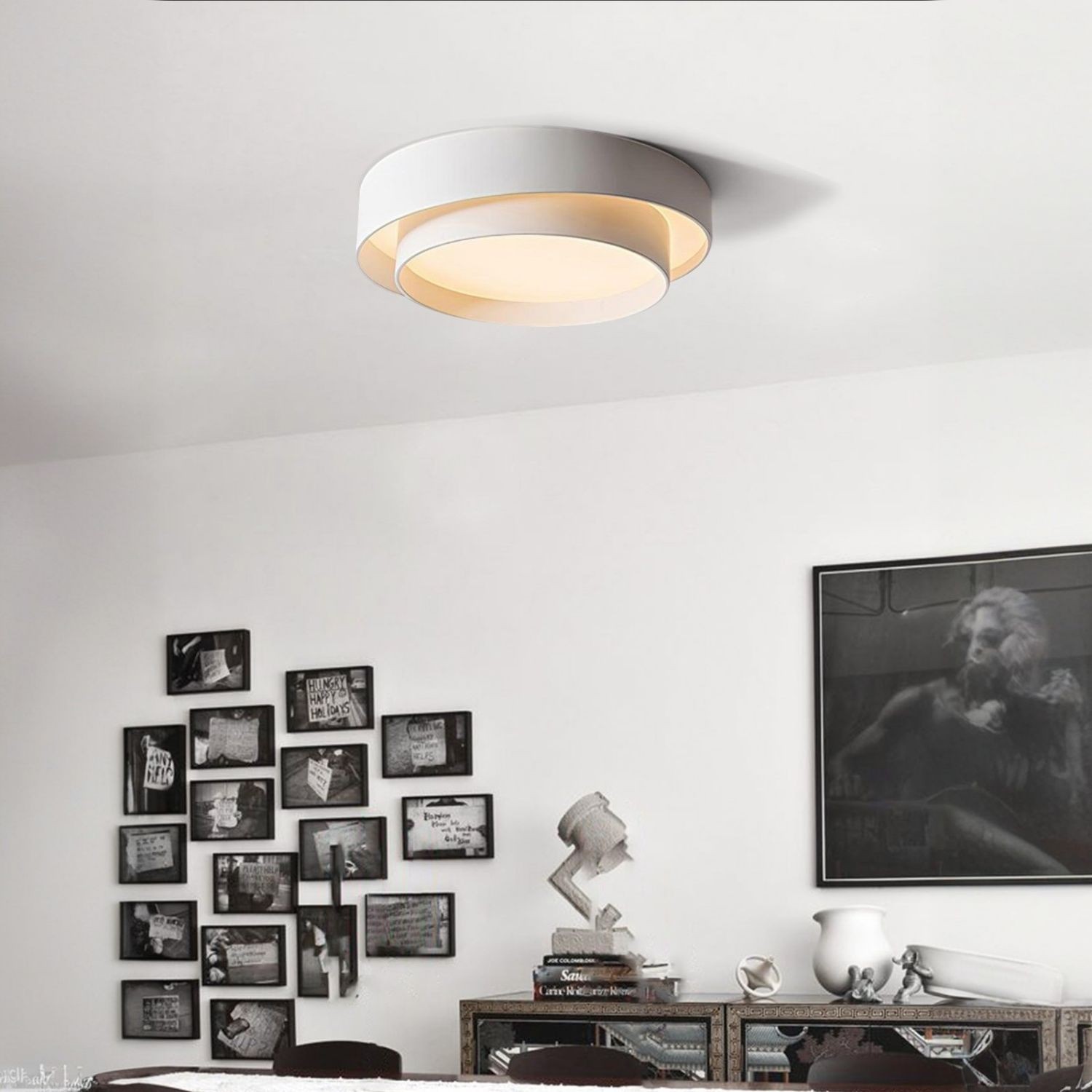 Modern Minimalist Melody Disc Ceiling Light K47