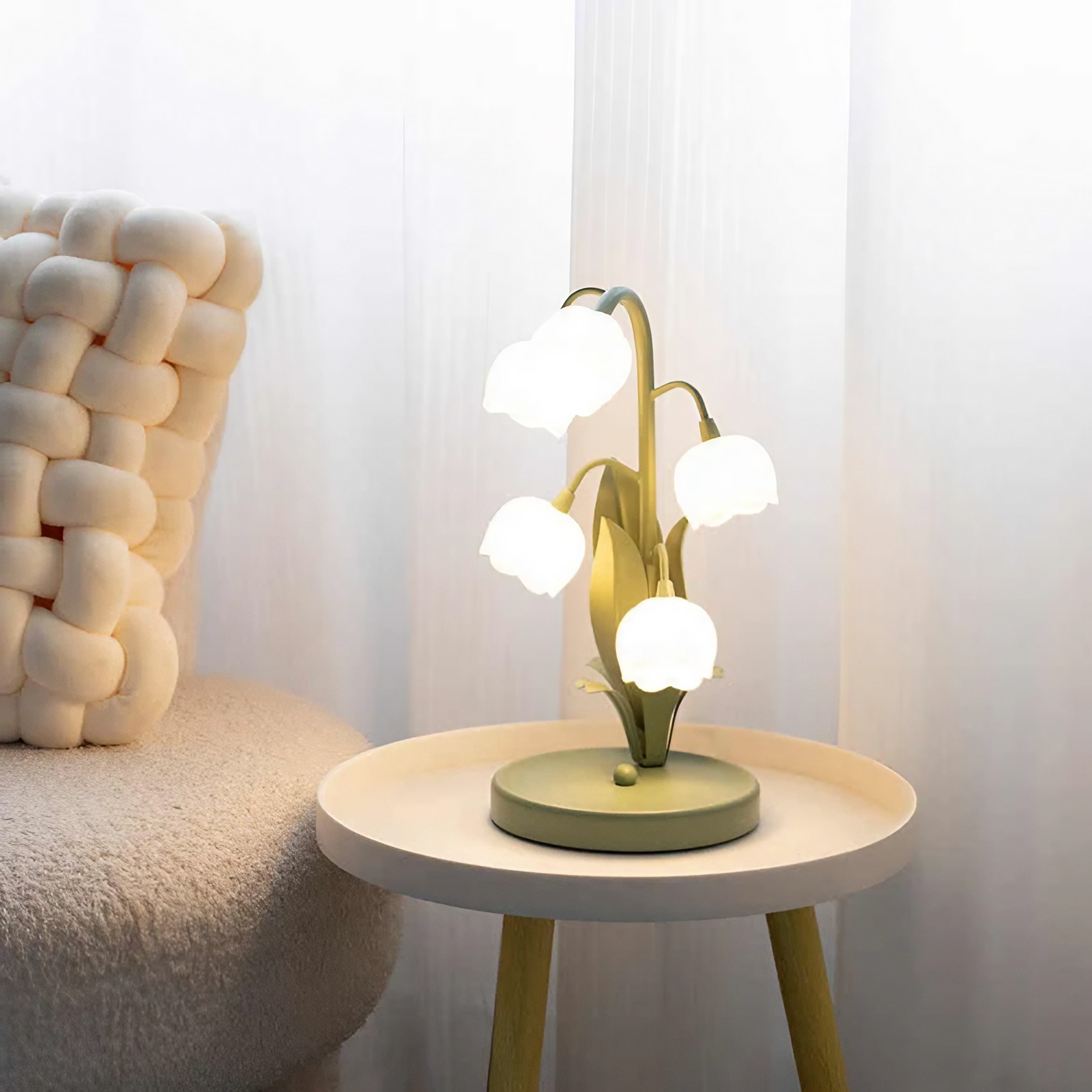 French Style Lily Of The Valley Table Lamp K200
