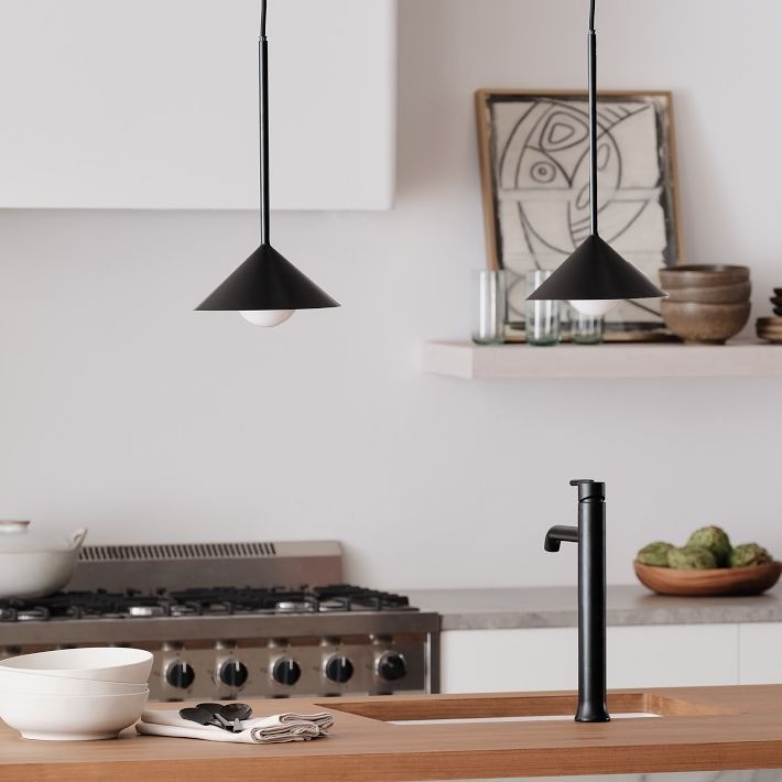 Brivana Adjustable Pendant – Cone Shade Light for Kitchen or Dining K1146