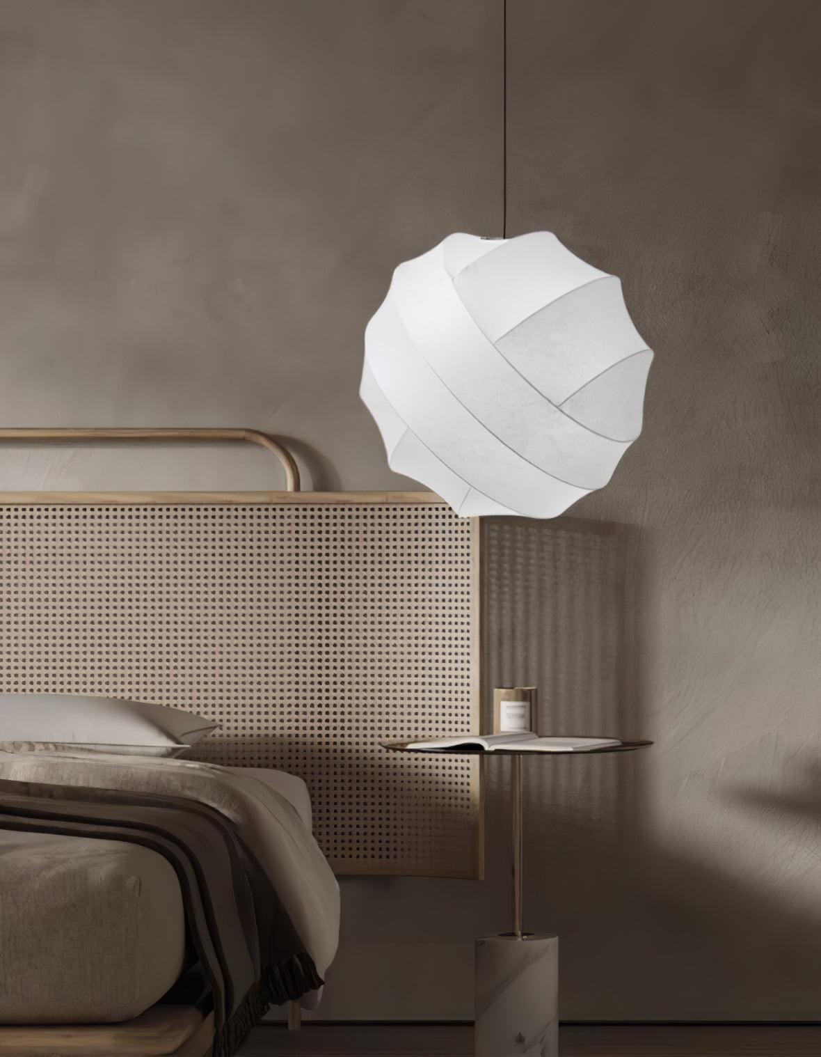 Wabi-Sabi Style Fiber Cocoon Pendant Lamp K732