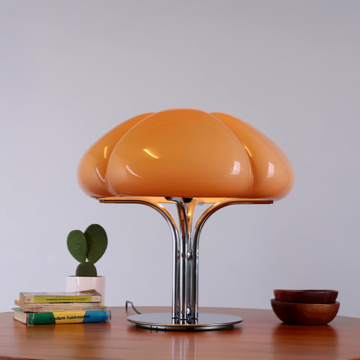Creative Cluster Mushroom Shape Glass Table Lamp K609