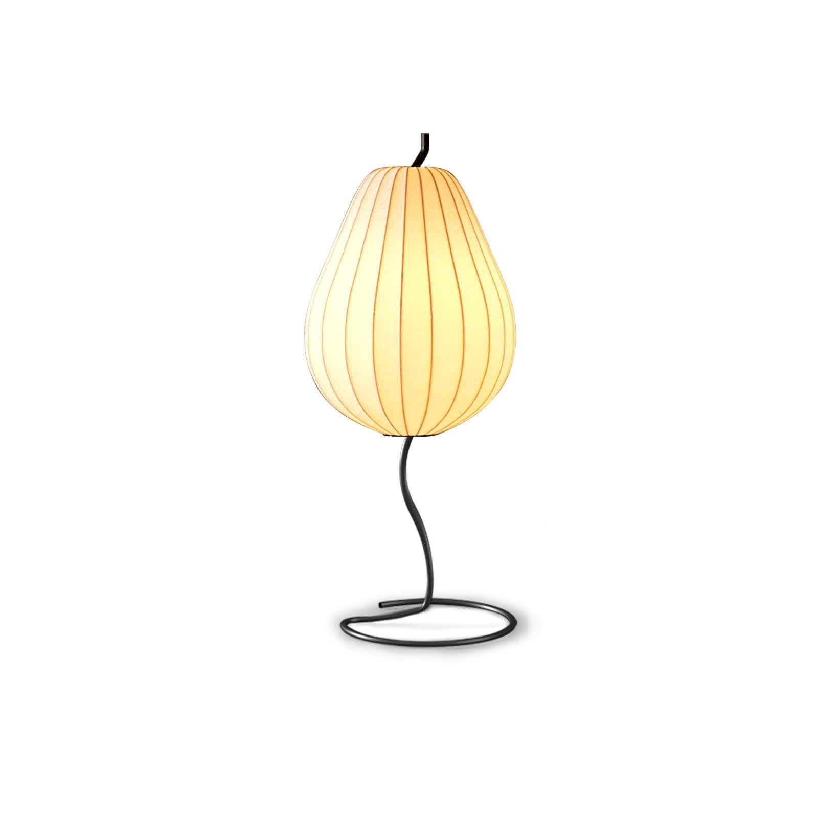 Pear-shaped Shite Floor Lamp Suitable For Living Room K581