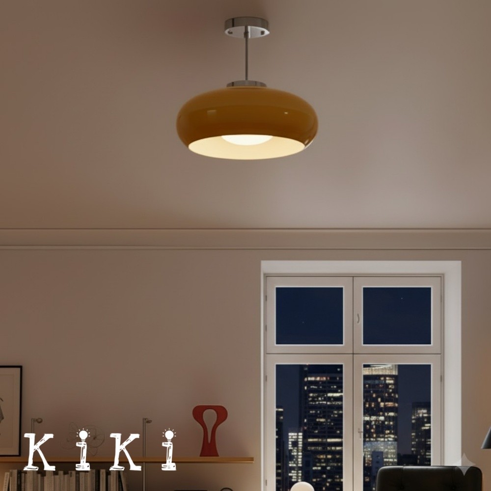Bauhaus Style Vintage Glass Ceiling Light K72