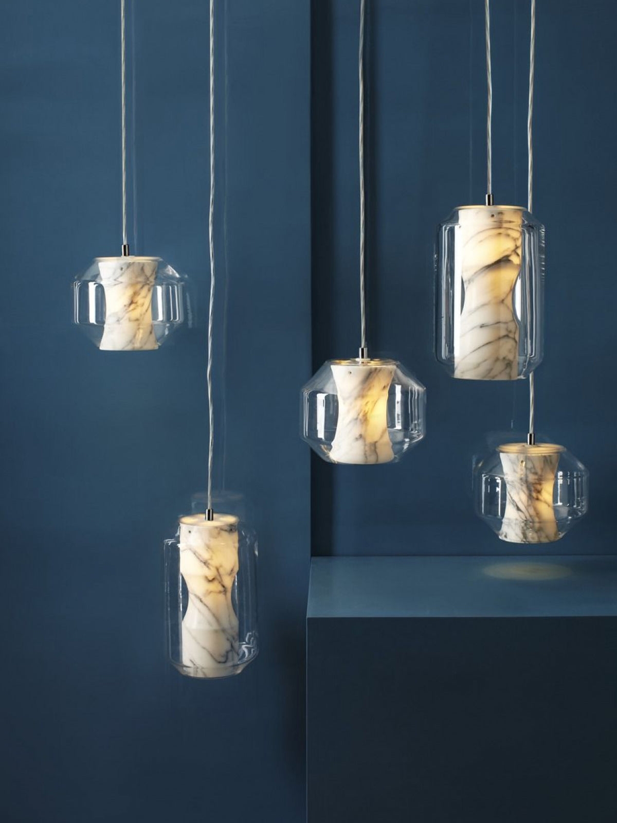 Glass Alabaster Pendant Lamp D444