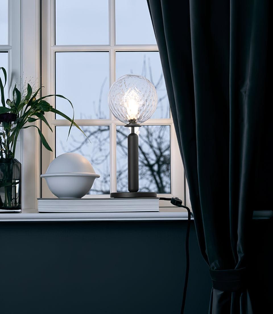 Spherical Stylish Glass Induction Table Lamp K504