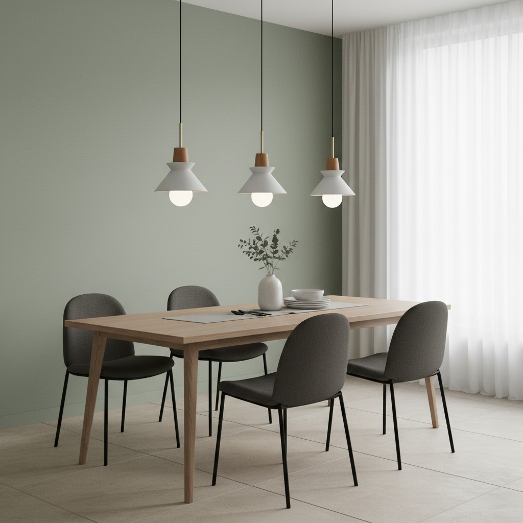 Halotaper Minimalist Tapered Pendant Lamp - Contemporary Decorative Lighting for Home K2244