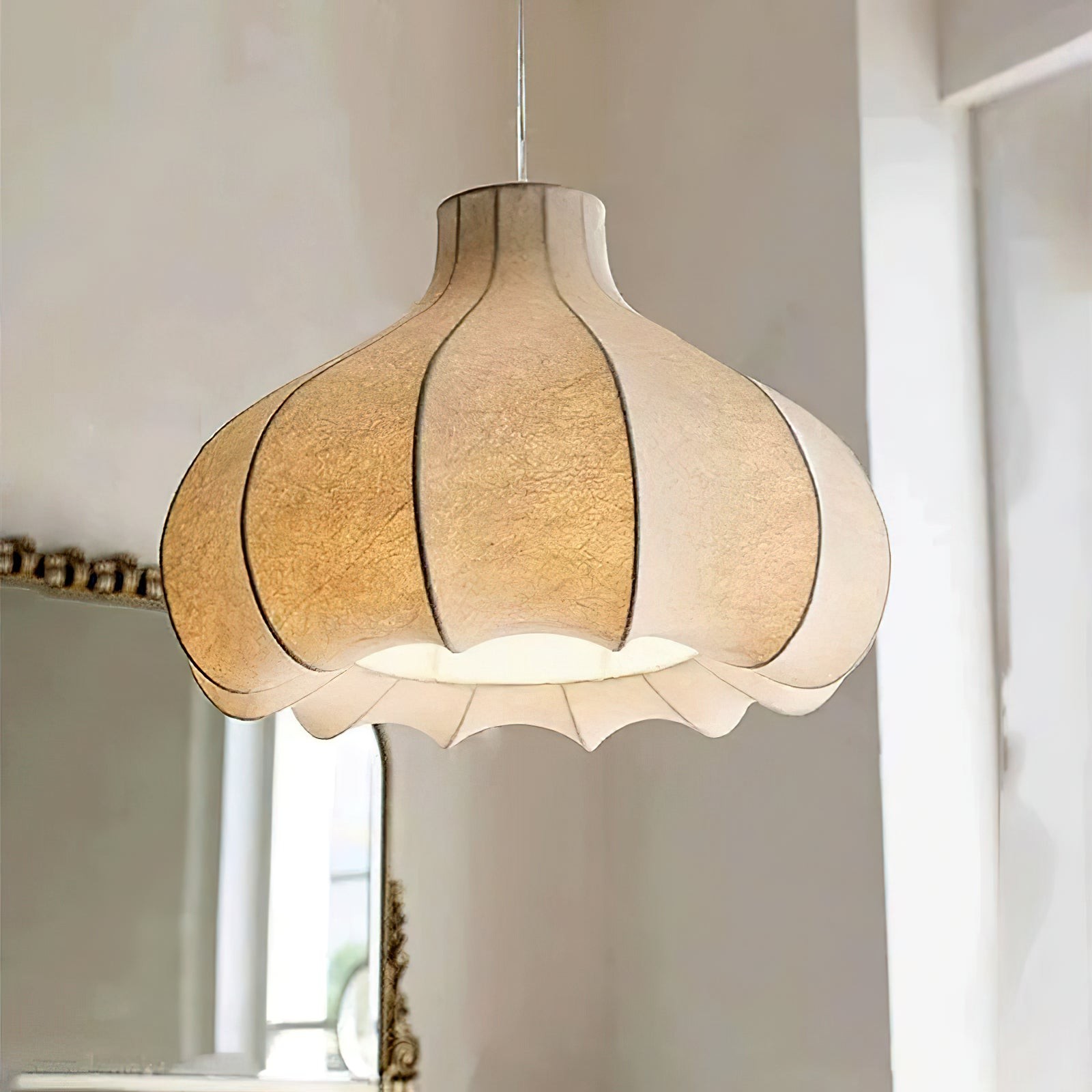 Onion Bubble Silk Pendant Lamp K531