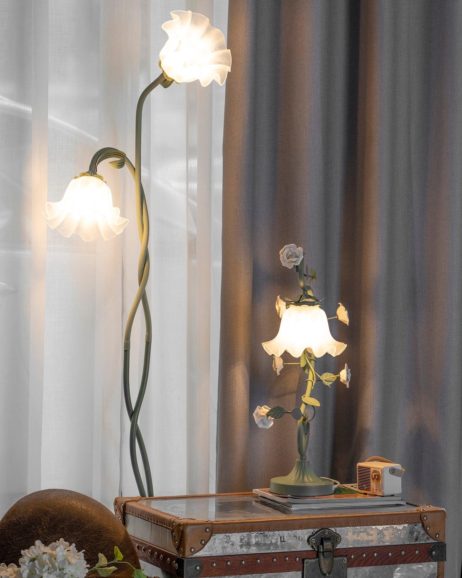 Creative Multi-Head Winding Flower Shape Floor Lamp K286