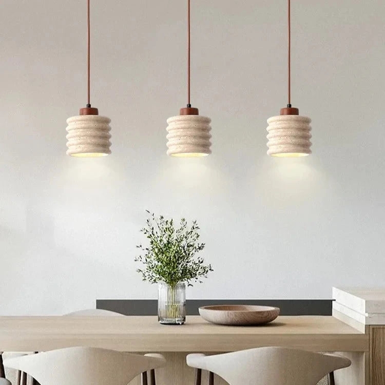 Travertine Yellow Cave Stone Chandelier D935