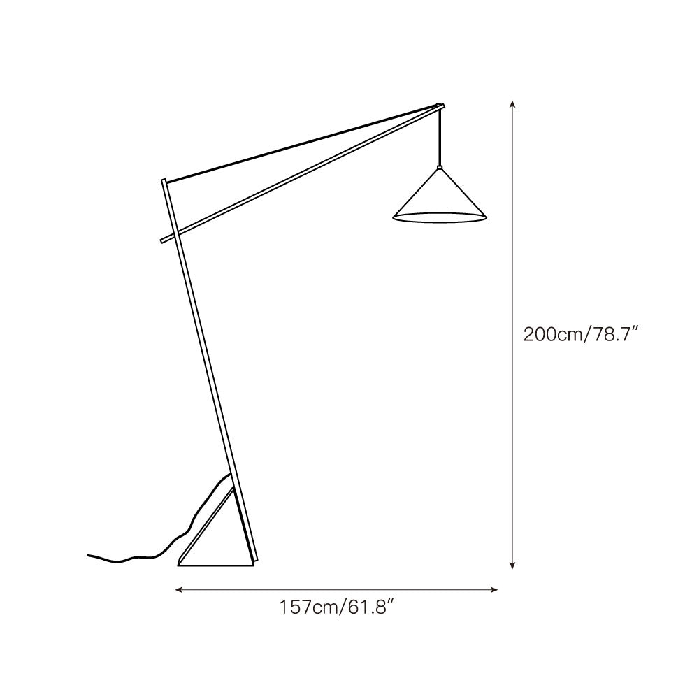 Grande Travertine Floor Lamp D706