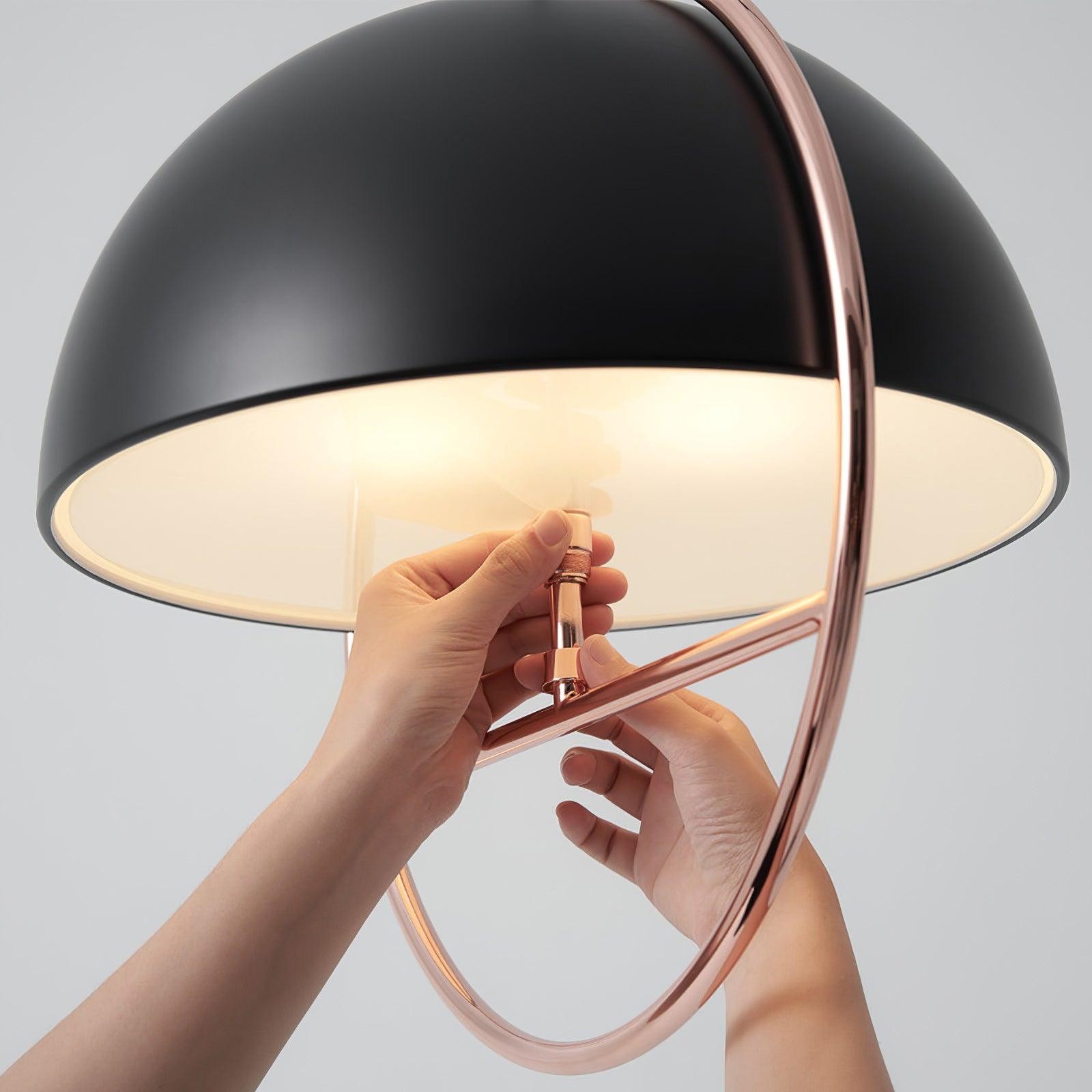 Nordic Hemispherical Ring Metal Pendant Lamp K426