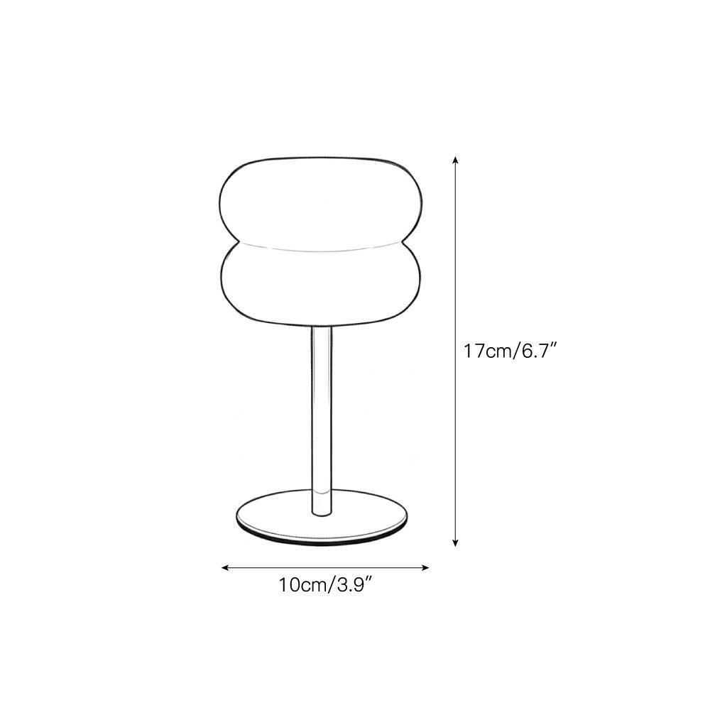 Jade Donut Table Lamp D726
