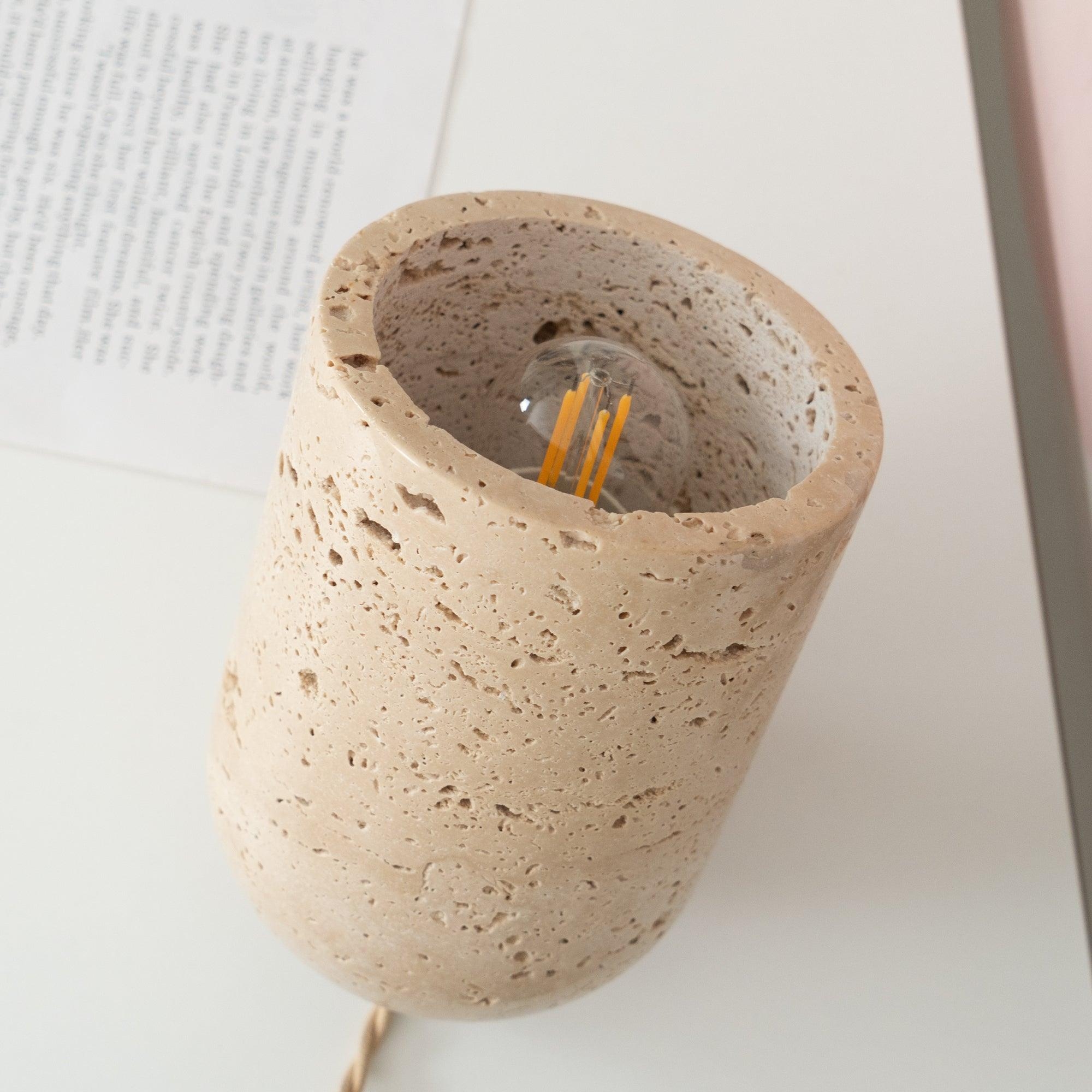 Amidori Travertine Table Lamp D893