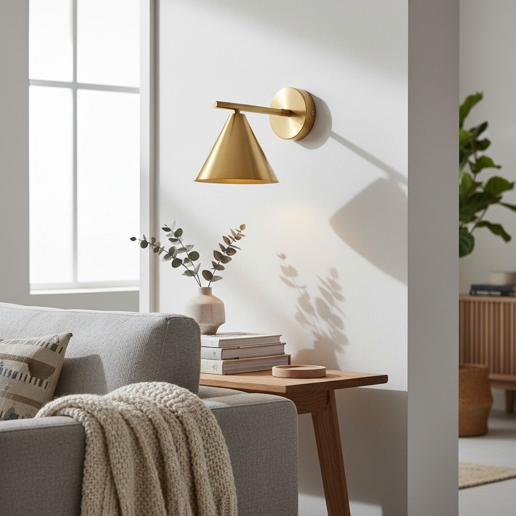 Oricone Modern Adjustable Arm Wall Light - Minimalist Metal Design for Home Interiors K1921