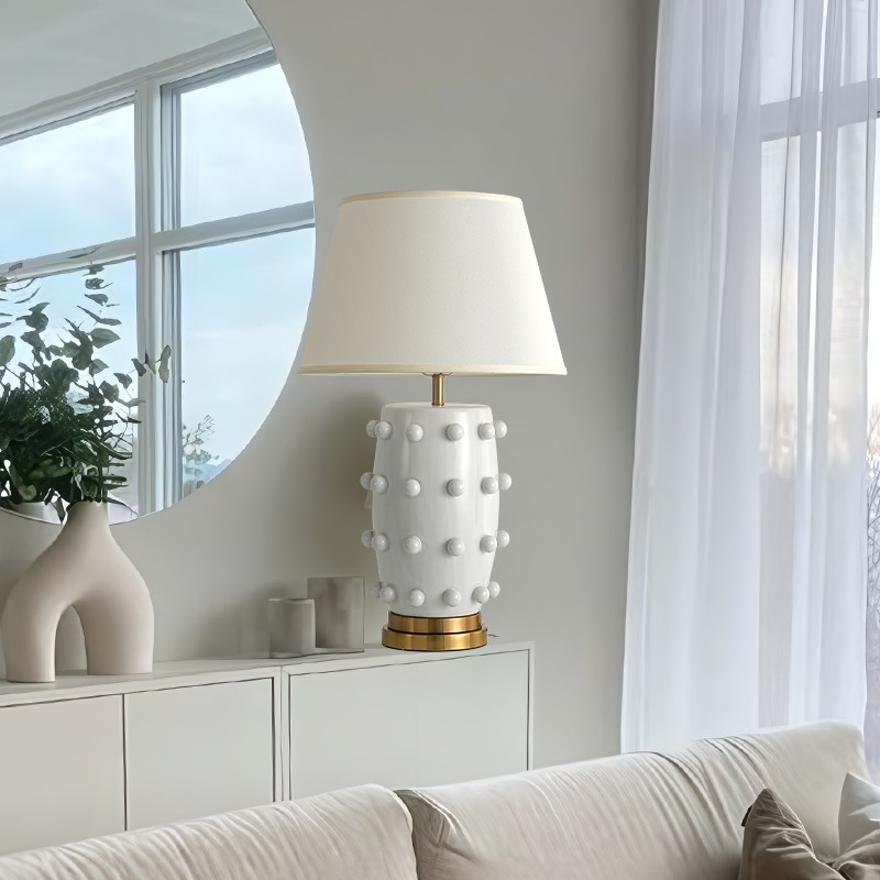 Modern Simple Dot Ceramic Table Lamp K455