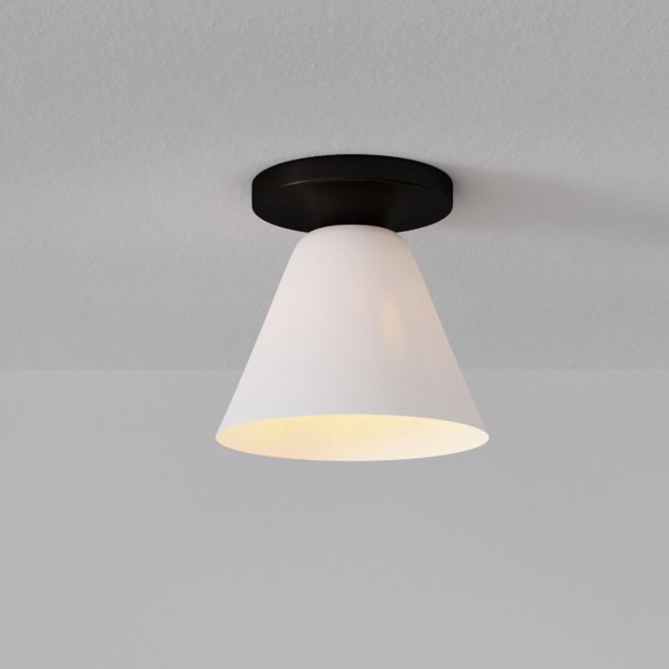 Conica Cone Flush Mount – Glass Ceiling Light for Modern Spaces K1396