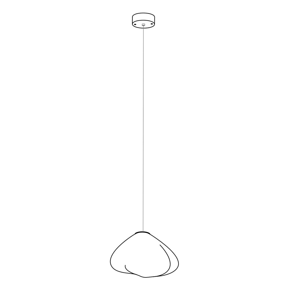 Multi-Head Irregular Glass Bubble Chandelier K216