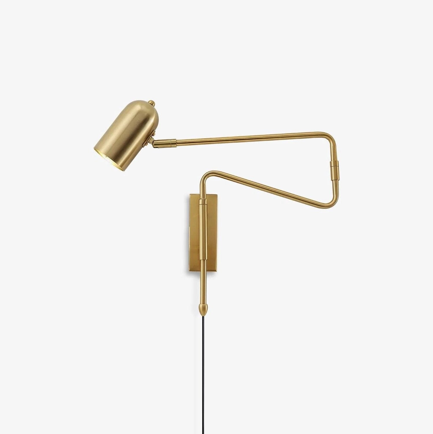 Adjustable Arm Plug In Wall Lamp D371