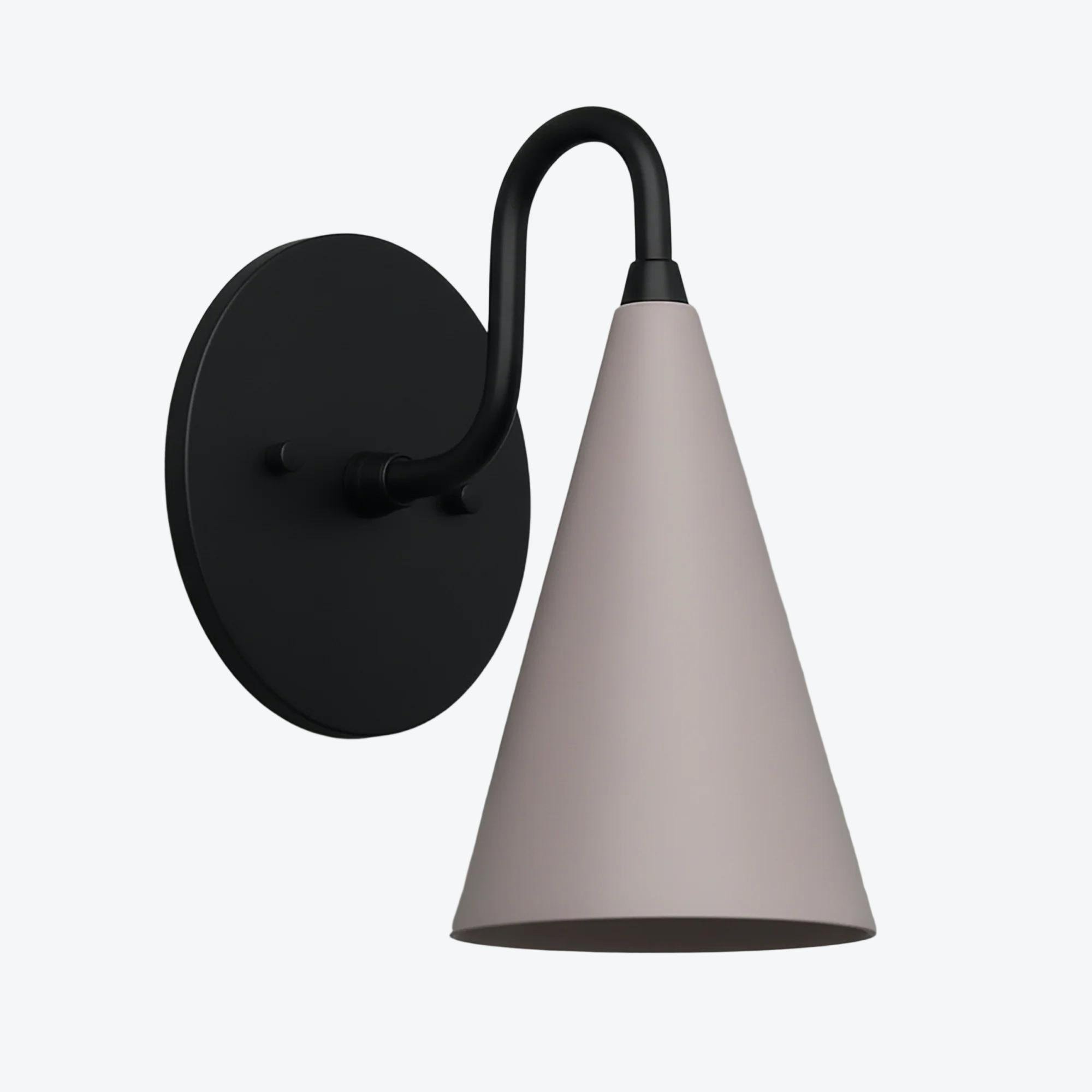 Curva Metal Cone Wall Lamp - Classic Vintage Accent Lighting for Hallway K1736