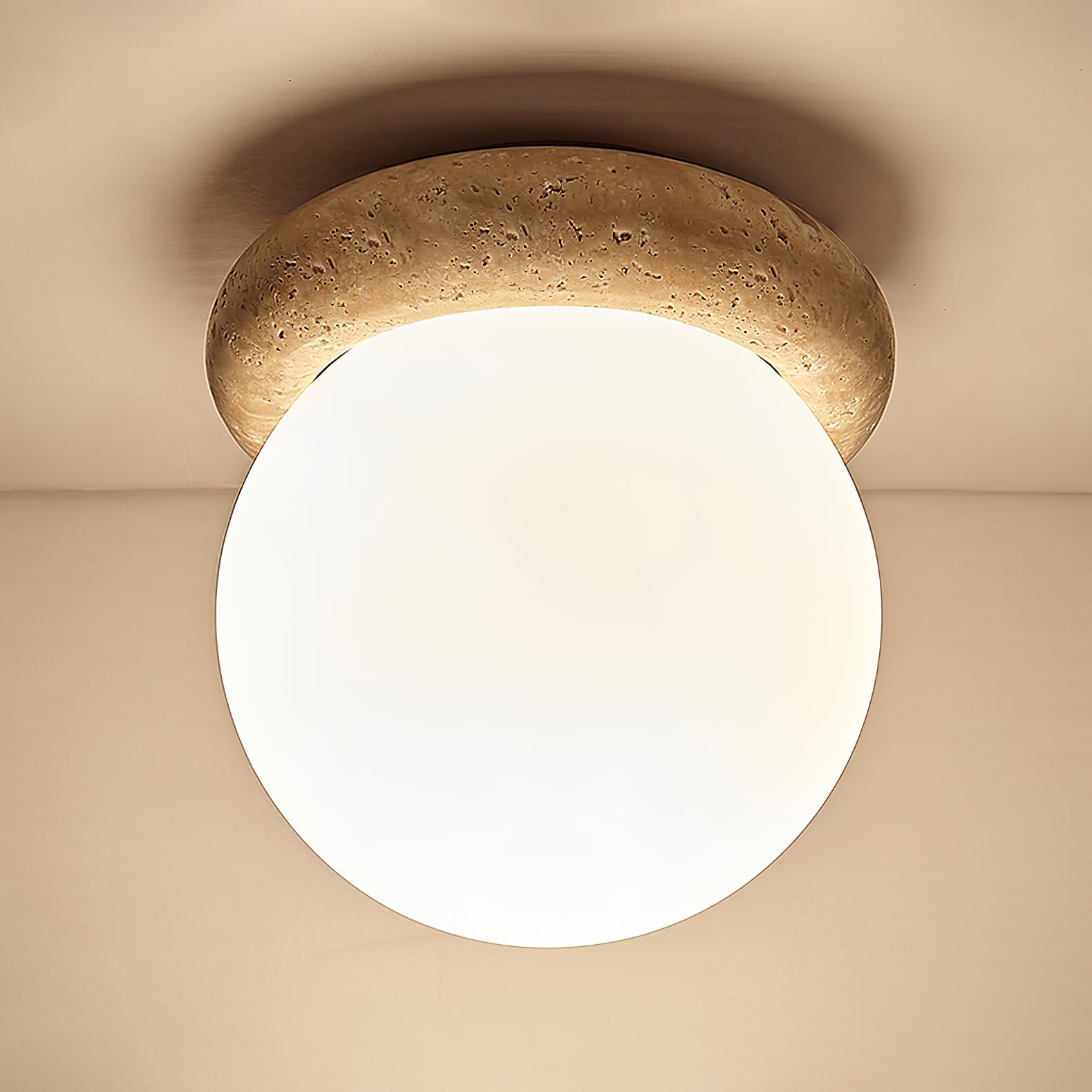 Marble Travertine Asteroid Ceiling Lamp K242