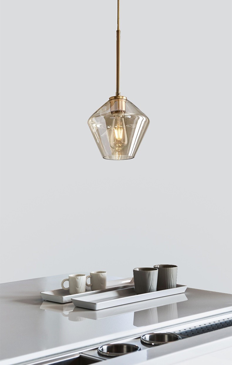 Modern Simple Glass Pendant
