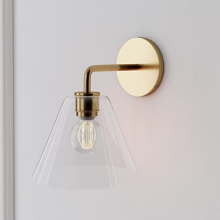 Conica Cone Wall Sconce - 1, 2, 3-Light Modern Glass Lighting K1398