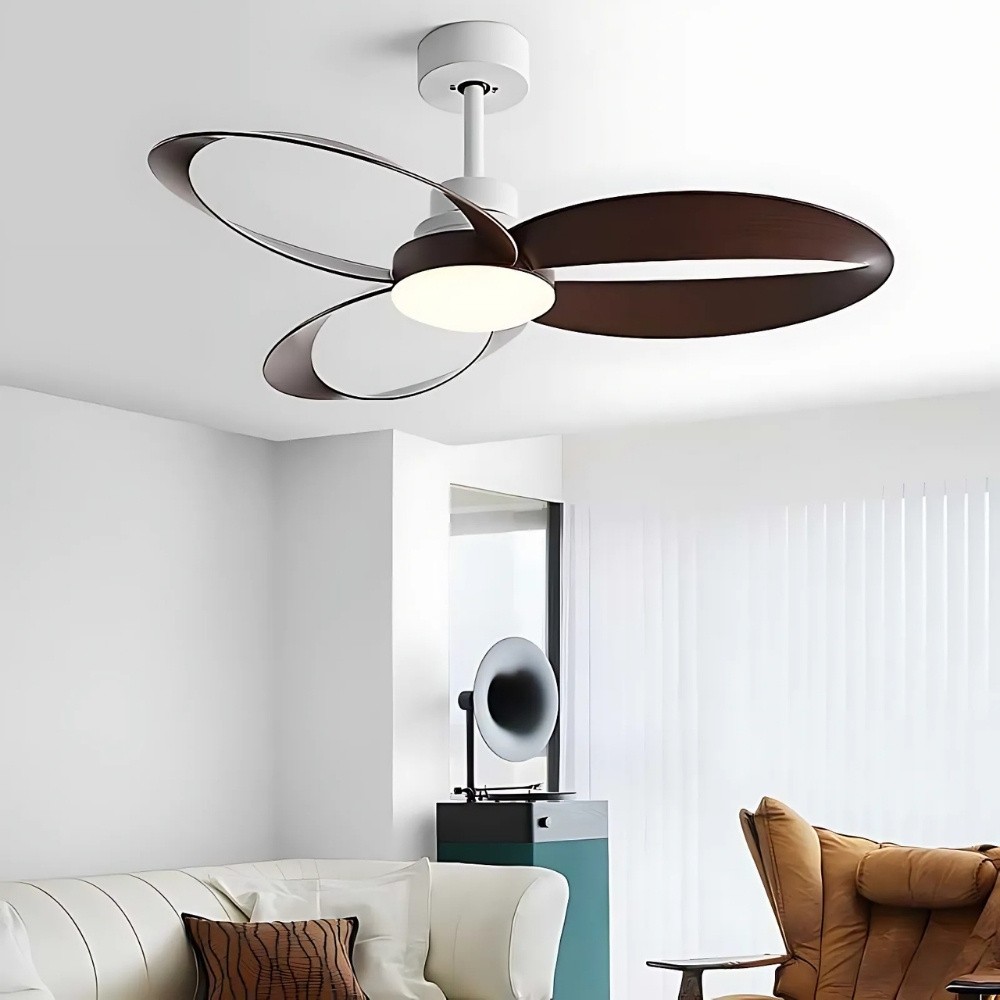 Modern Windmill Retro LED Ceiling Fan Light K1117
