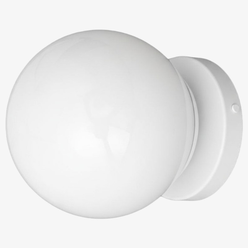 Glorica Modern Glass Globe Wall Sconce – Multi-Color Finish For Living Room & Bedroom K1516
