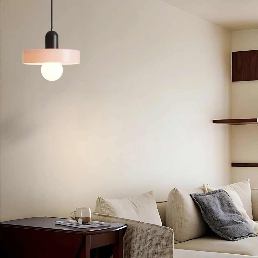 Classic Morandi Brass Disc Orb Pendant Light K928
