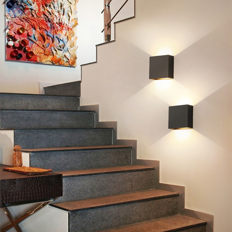 Modern Cube LED Indoor Wall Sconce Light