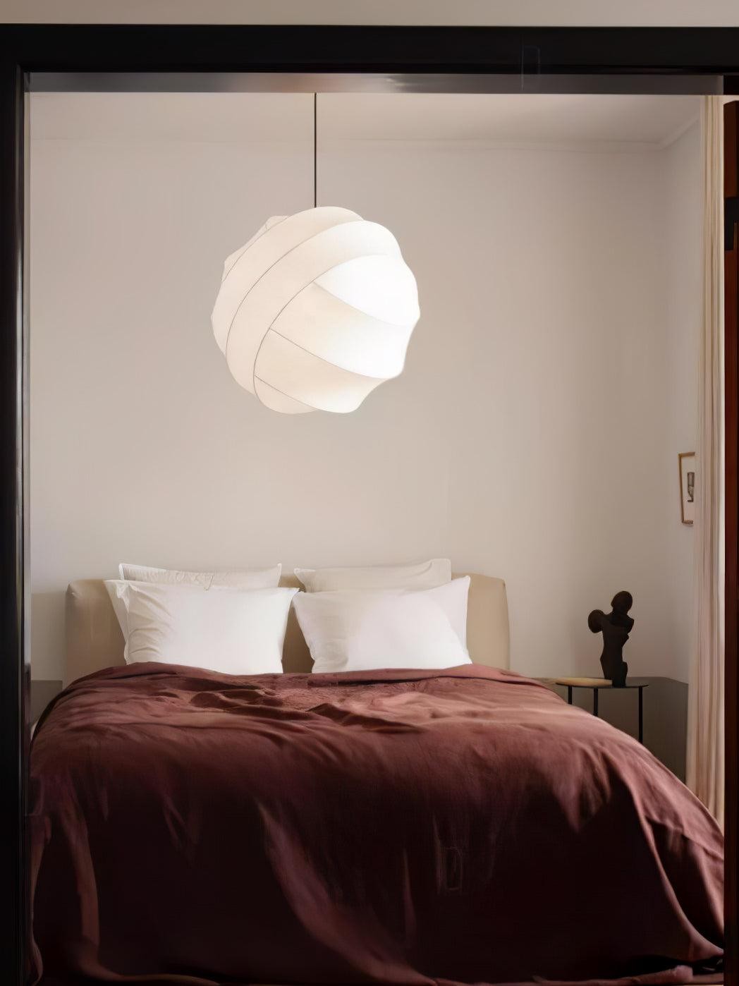 Wabi-Sabi Style Fiber Cocoon Pendant Lamp K732