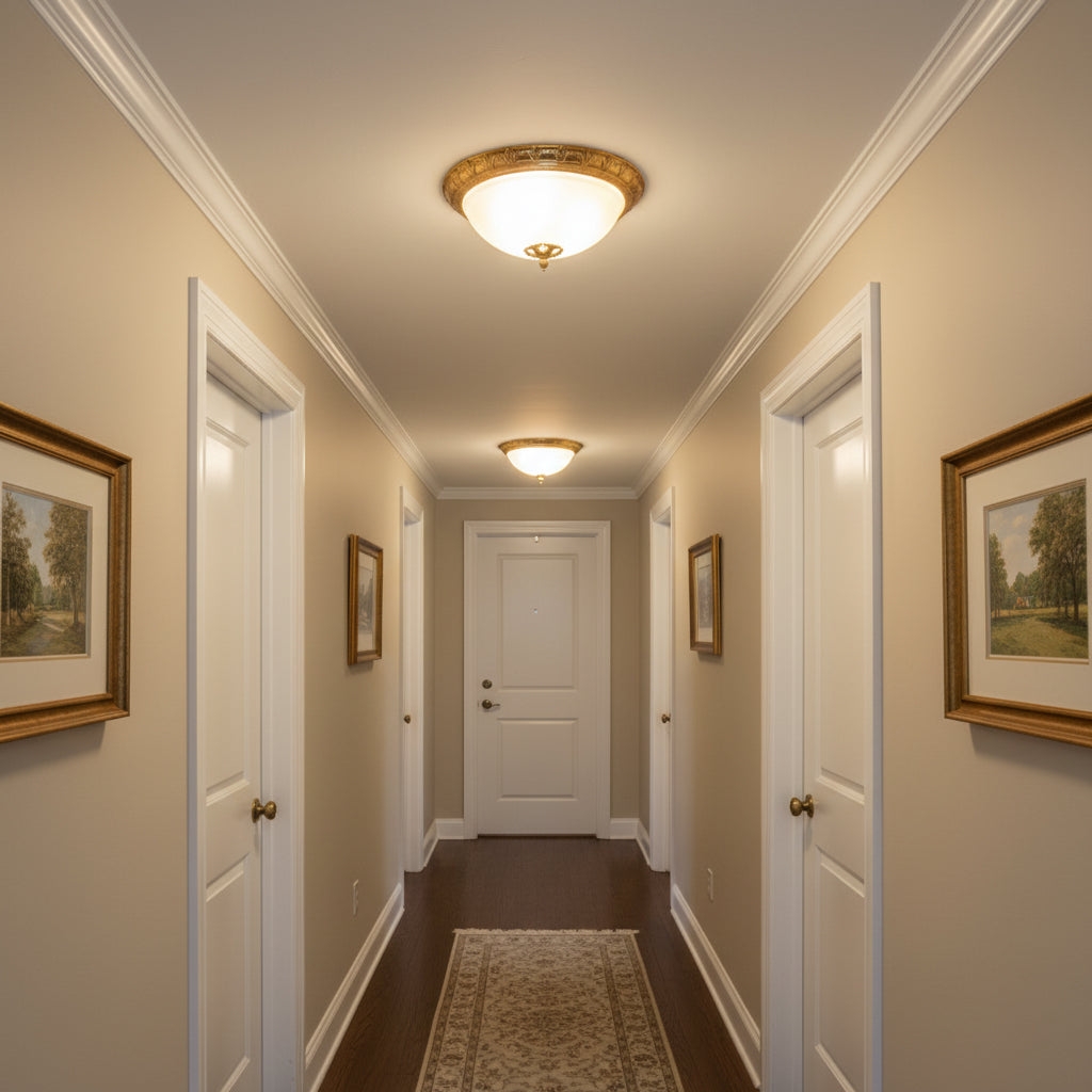 Deltana Flush Ceiling Lamp D737