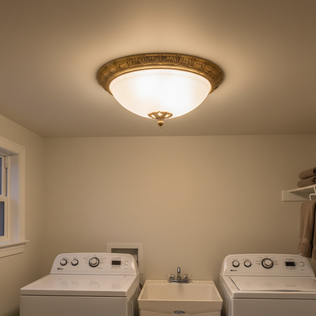 Deltana Flush Ceiling Lamp D737