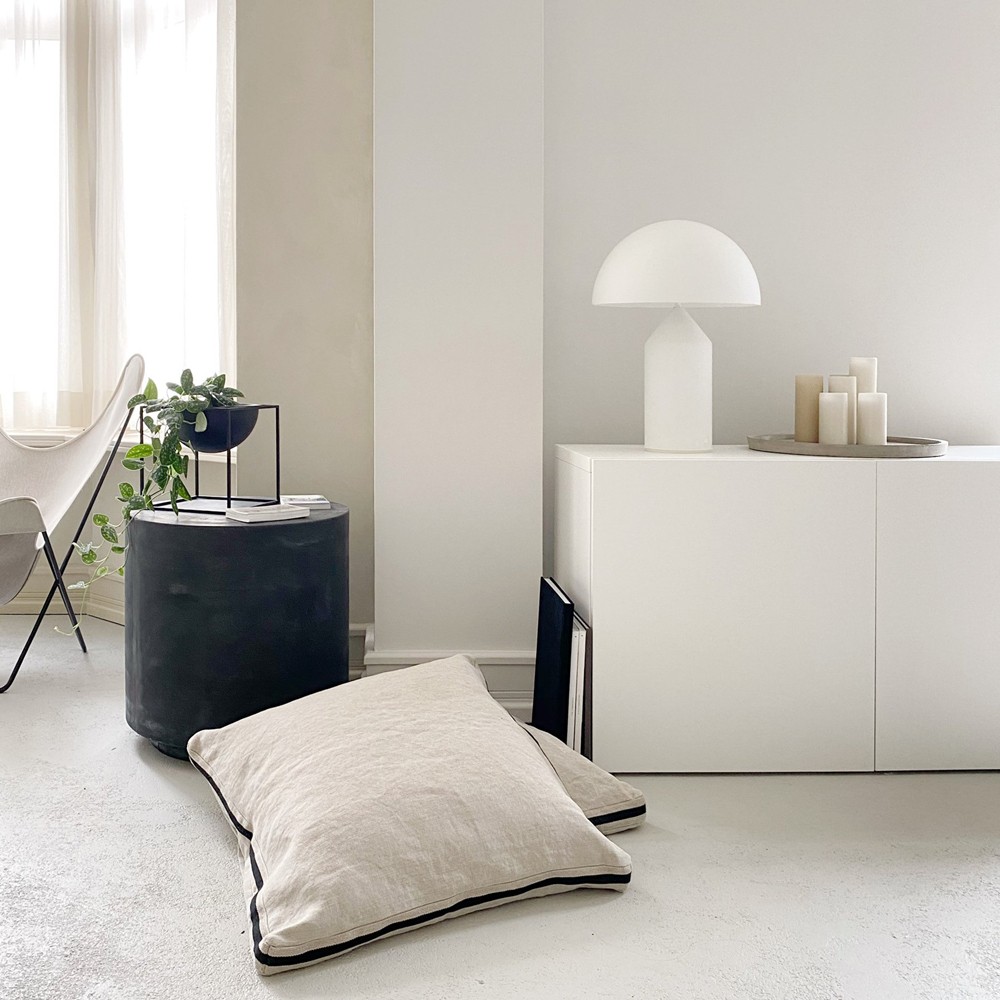 Modern Atollo Table Lamp - Mushroom Metal Table Light for Living Room