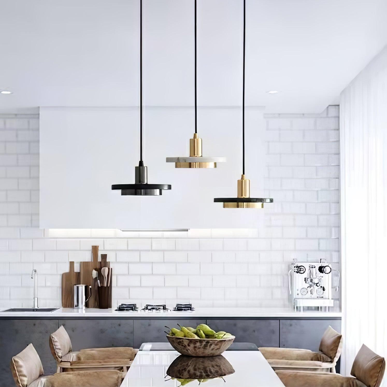 Double Circle Pendant Light K357