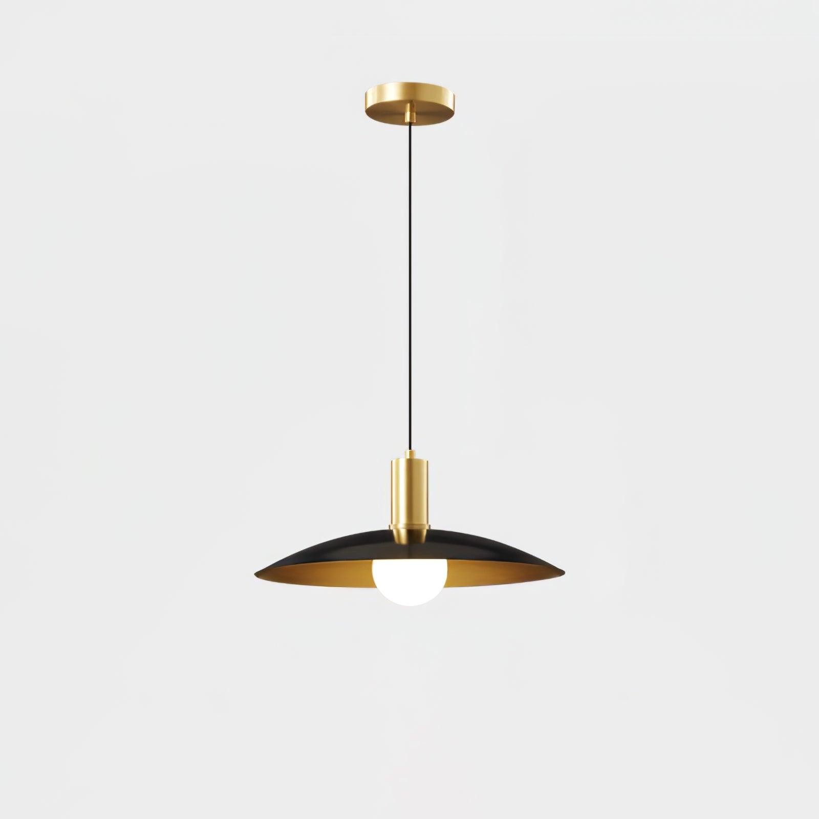 Brass Flared Pendant Lamp K275