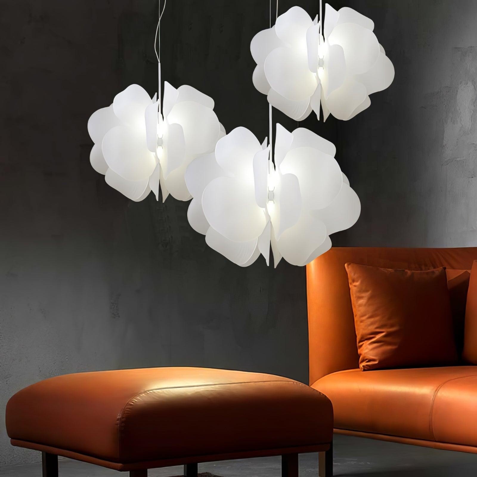 Modern Plastic Flower Design Pendant Lamp K539