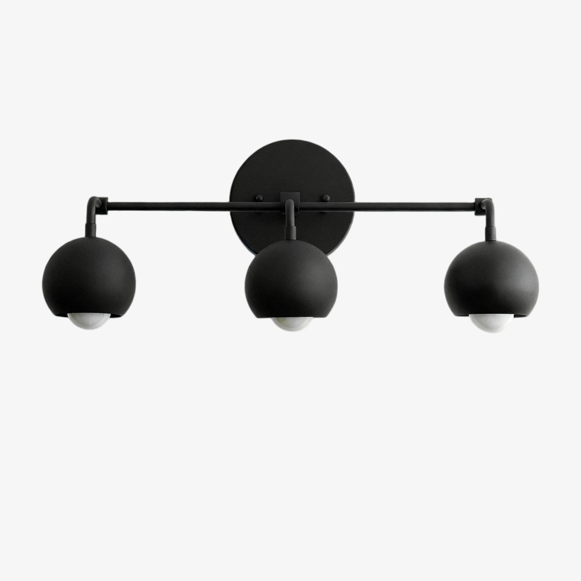 Metio Dome Decorative Vanity Light - Classic Orb Shade Bathroom Wall Lamp K1451