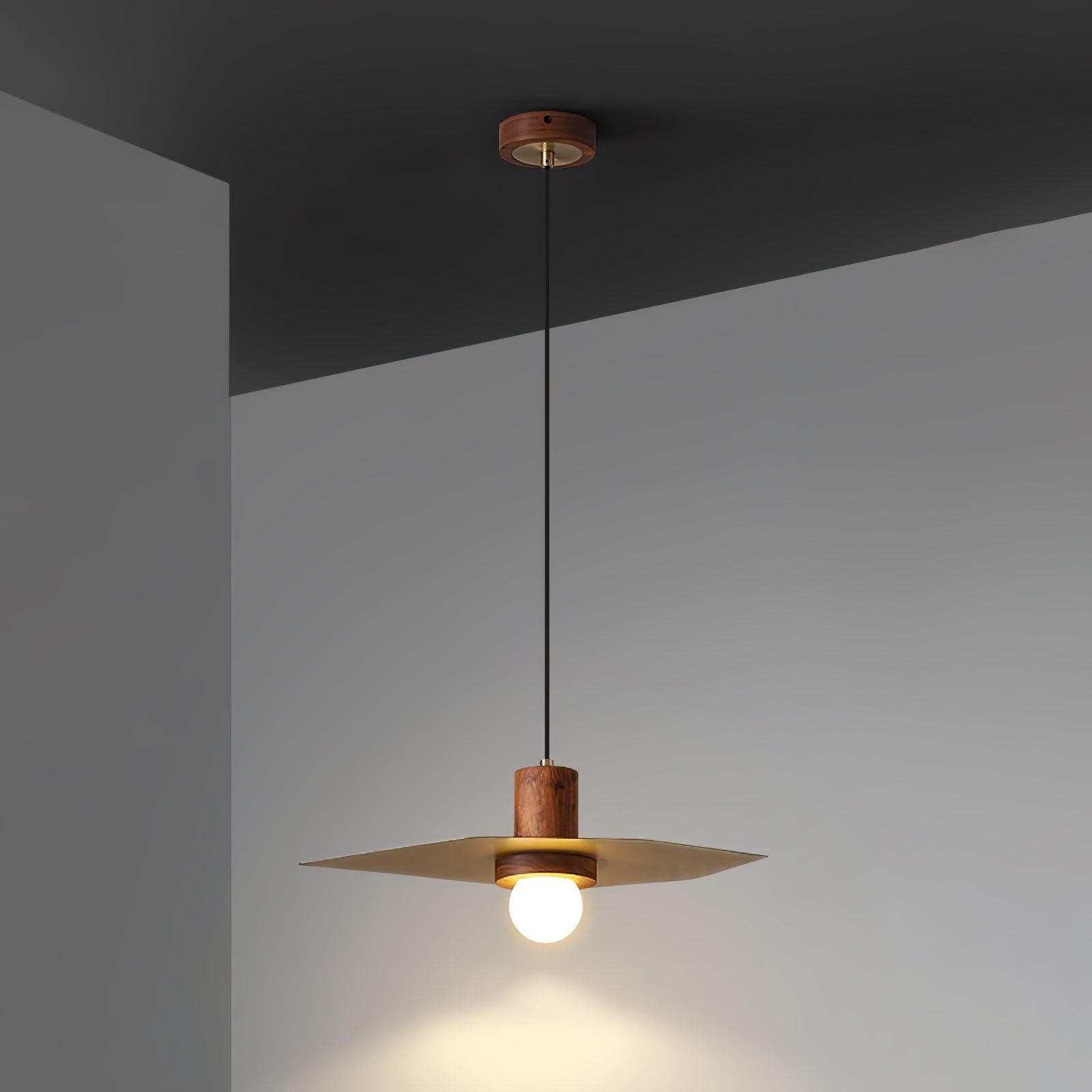 Walnut Copper Jupiter Pendant Lamp K833