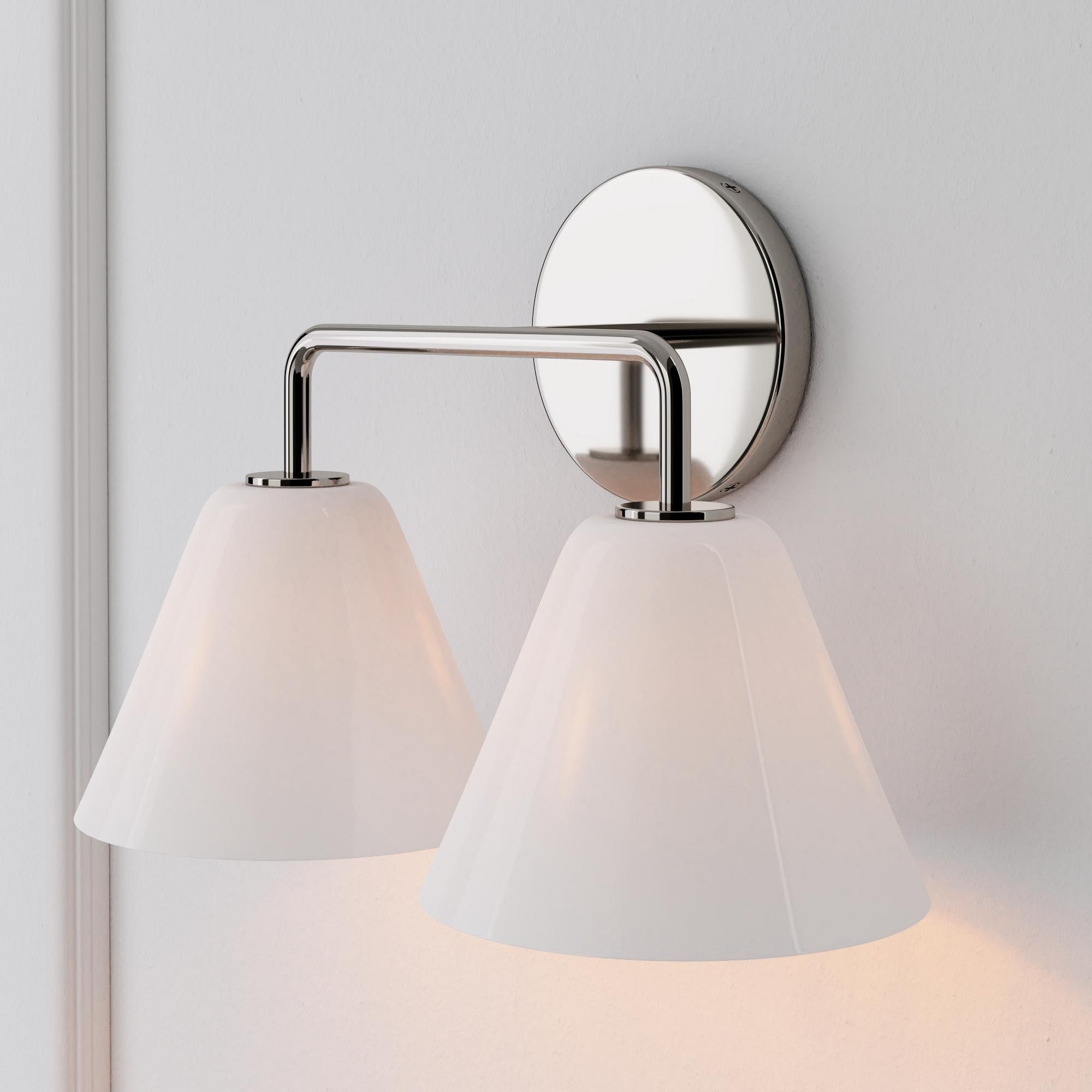 Conica Cone Wall Sconce - 1, 2, 3-Light Modern Glass Lighting K1398