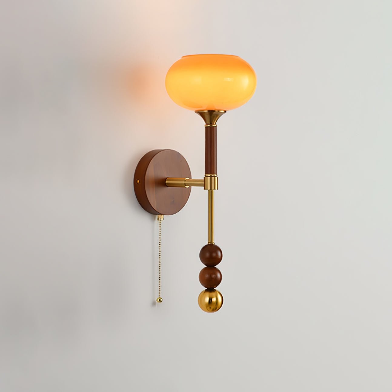 Retro Solid Wood Series Wall Lamp K638