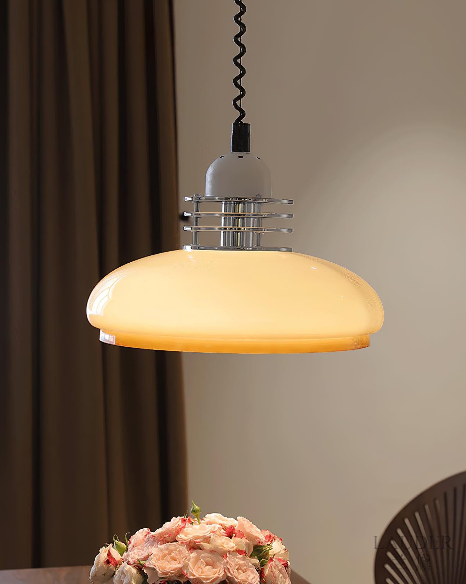 Nordic Cream Retractable Pendant Lamp K759