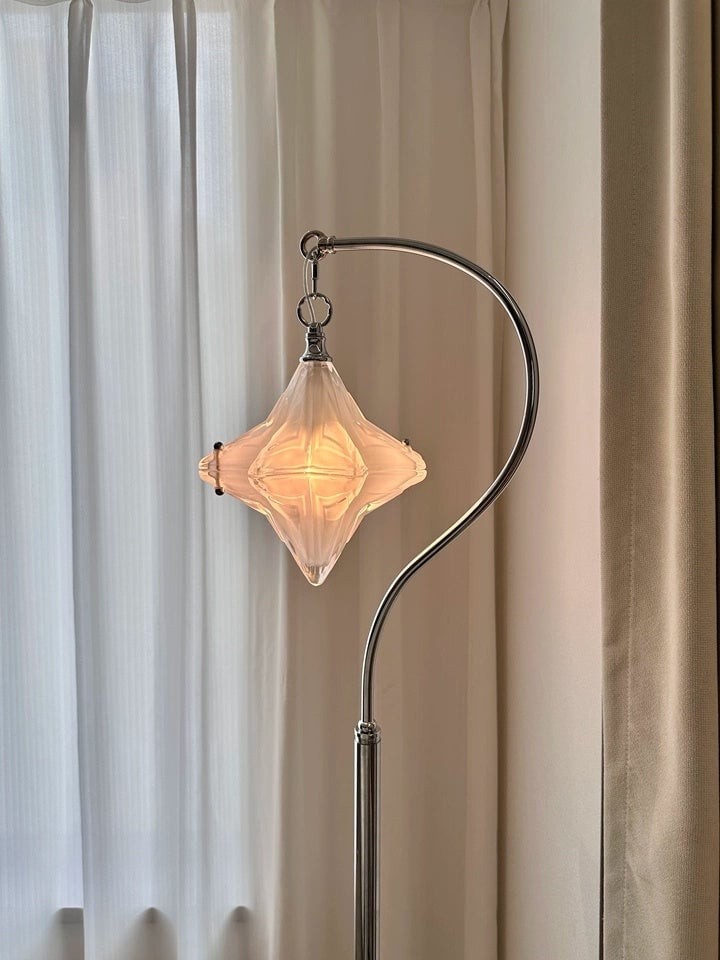Art Deco Star Floor Lamp - Modern Standing Lamp for Living Spaces - Astris Orion K1576