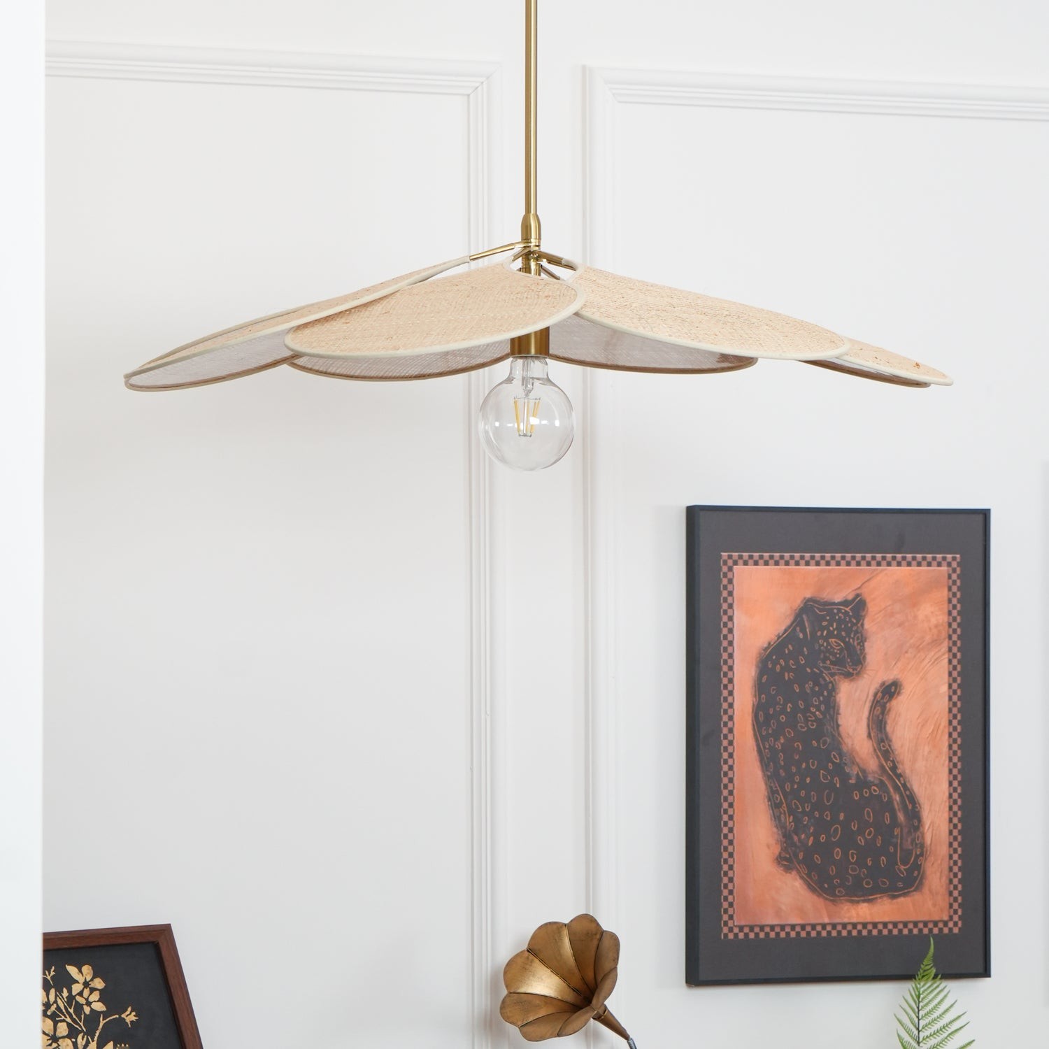 Petals Bloom Rattan Pendant Lamp K588