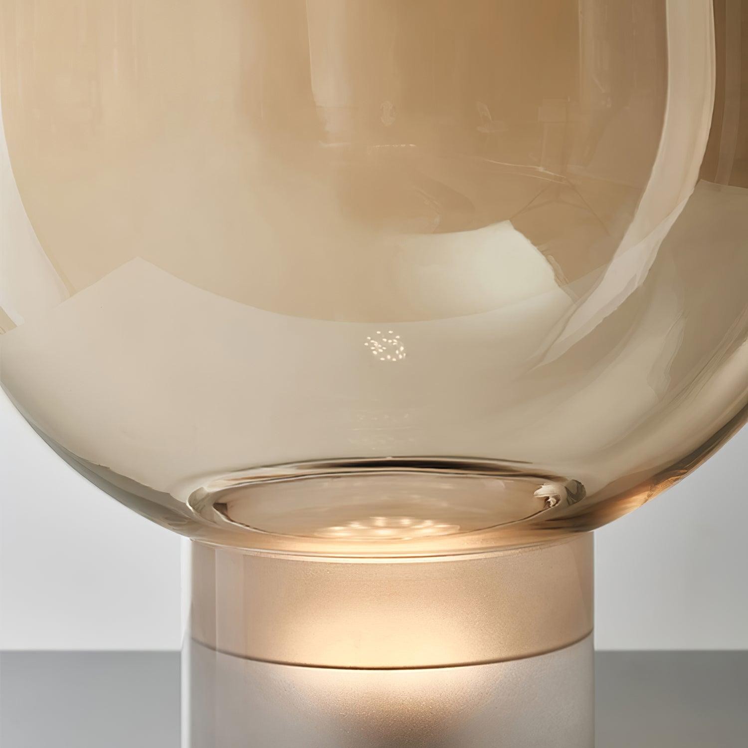 Nordic Simple Modern Luxury Glass Table Lamp For Study Room K220