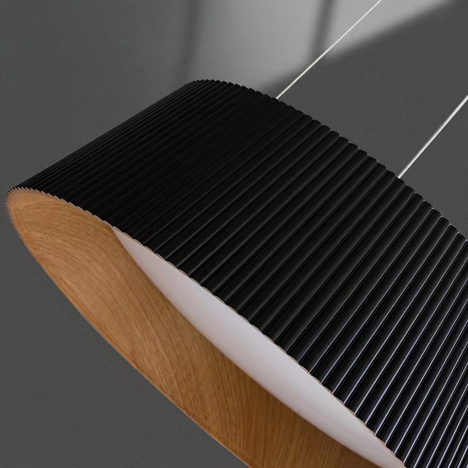 Minimalist Corrugated Lampshade Bedroom Pendant Lamp K347