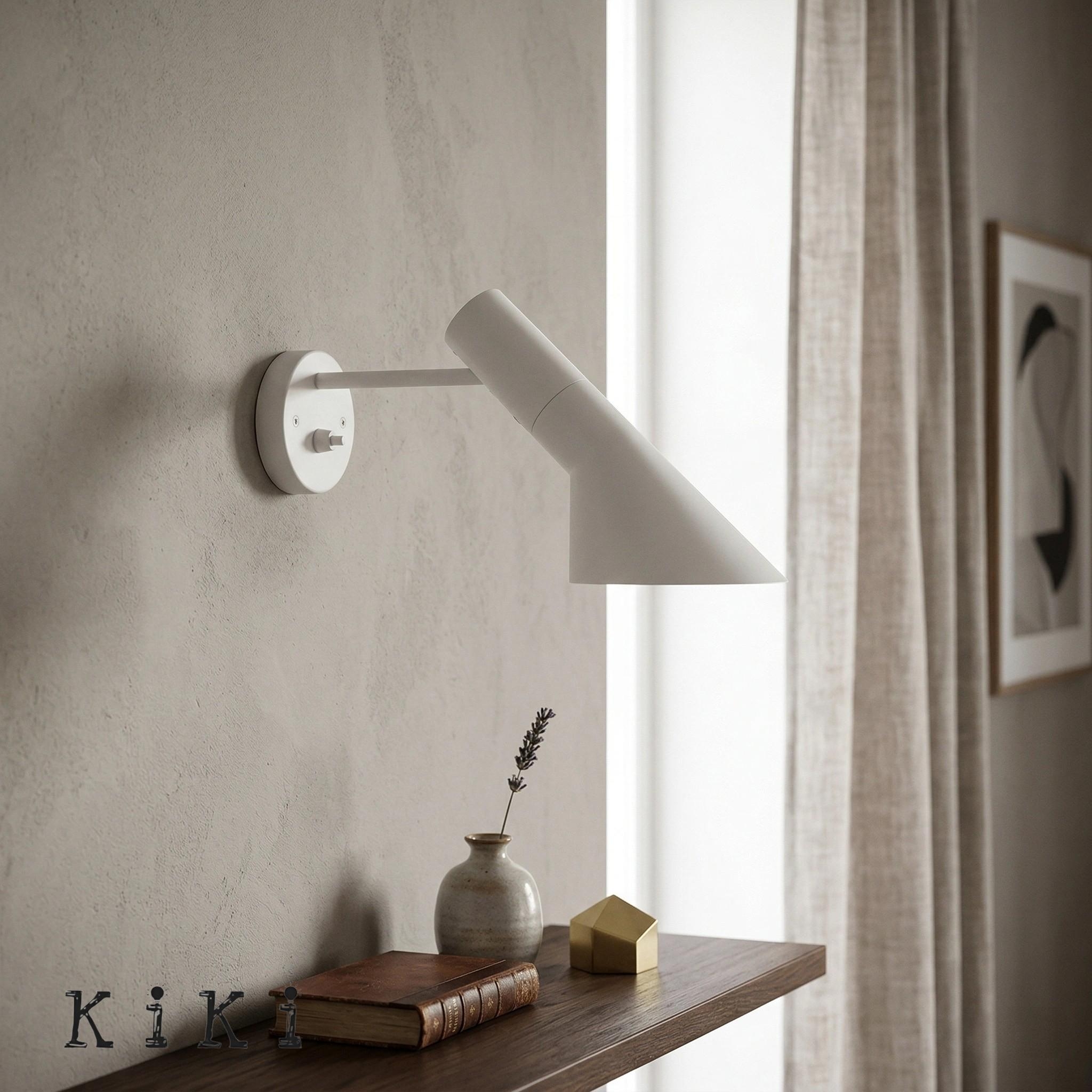 Modern Nordic Metal Wall Lamp - Directional Asymmetrical Sconce for Hallway